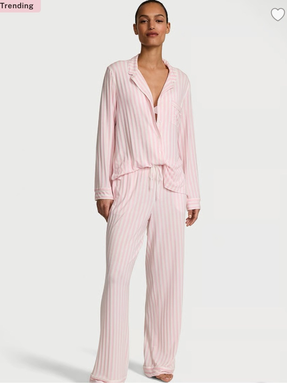 Victoria’s Secret pink stripe pajamas